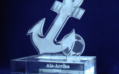 Troféu Náutico com âncora