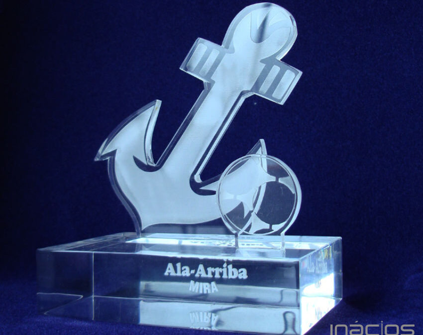 Troféu Náutico com âncora