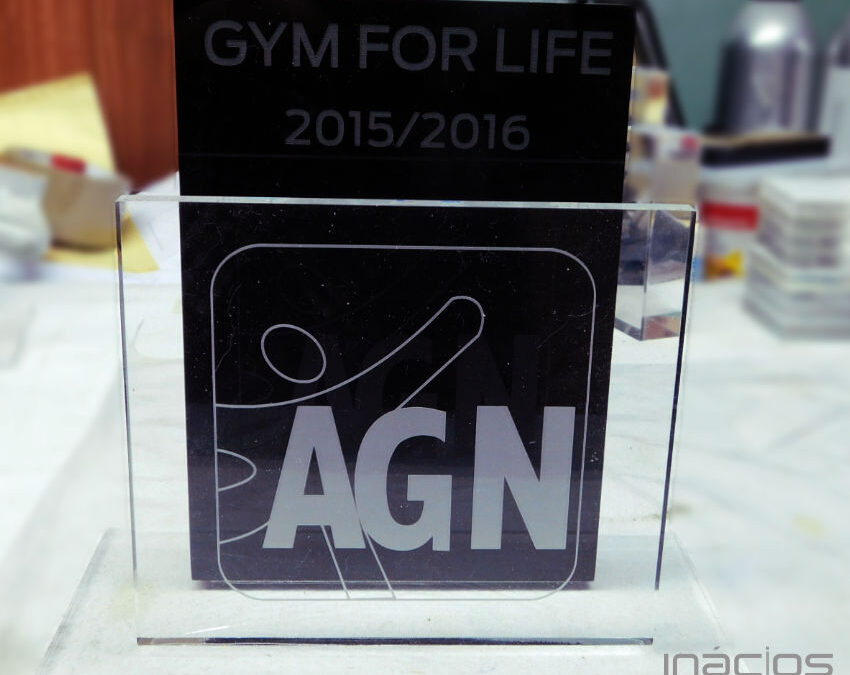Troféu para ginástica